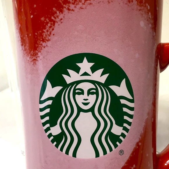 Pink heart Starbucks cup 16 oz RARE - Picture 2 of 9